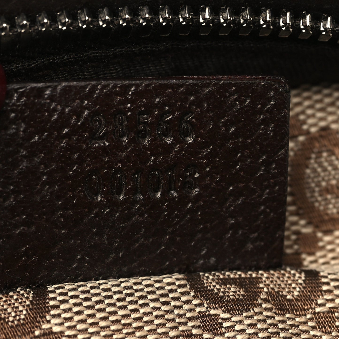 GG Monogram Web Double Pocket Belt Bag Dark Brown