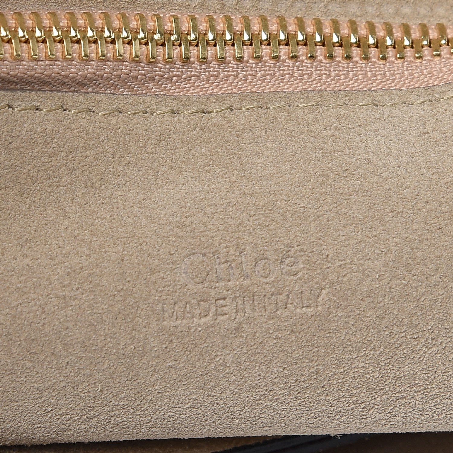 Chloe Calfskin Suede Medium Faye Shoulder Bag Intense Violine 6 of 7