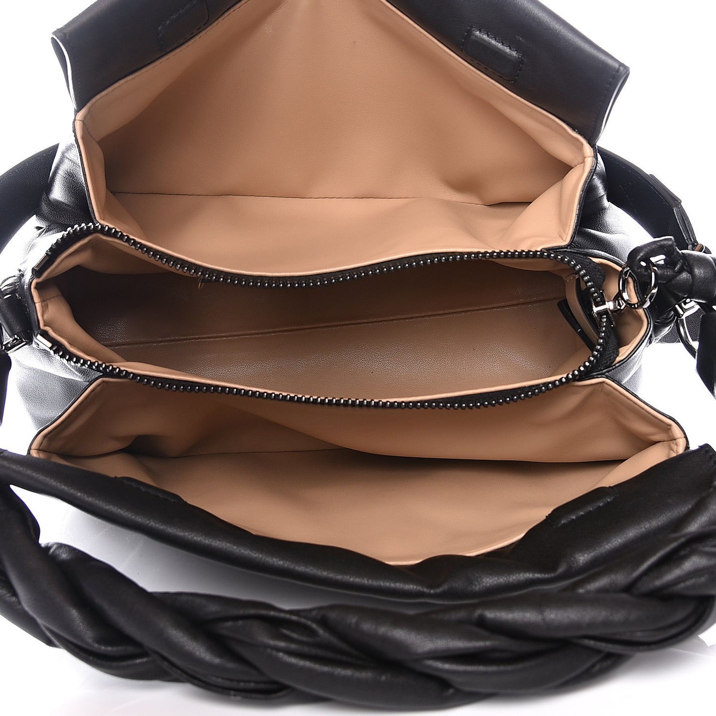 Calfskin Medium ID93 Satchel Black