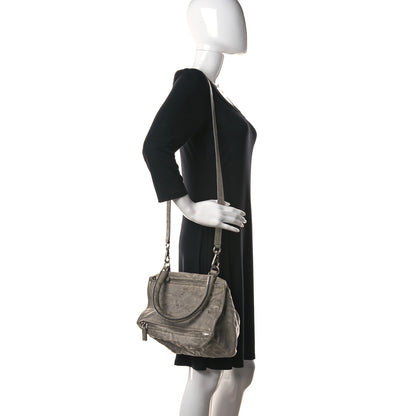 Givenchy Tumbled Sheepskin Small Pandora Pearl Grey 2 of 25