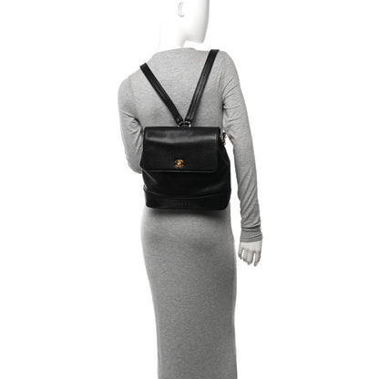 Chanel Caviar CC Backpack Black 2 of 11