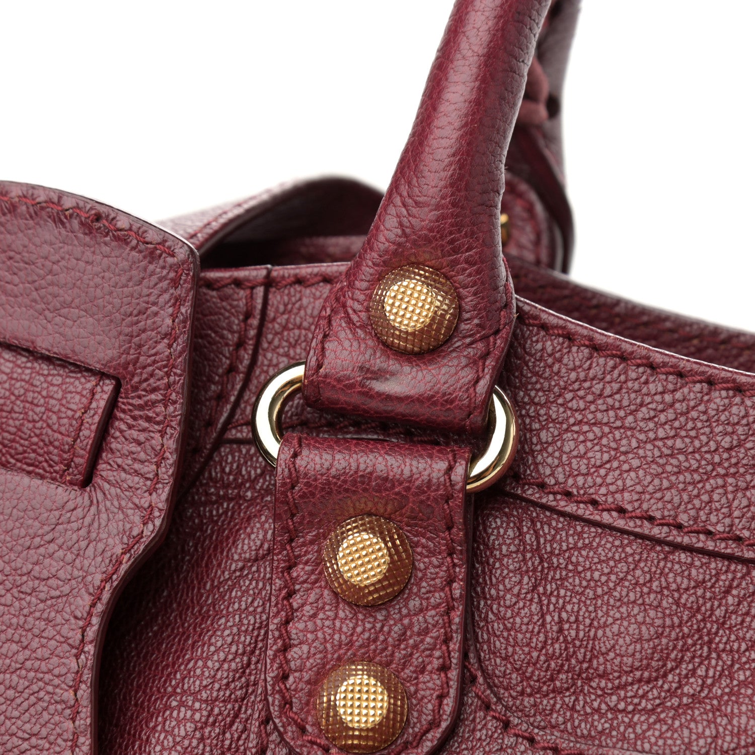 Balenciaga Chevre Giant 12 Gold Hardware Velo Bordeaux 18 of 21
