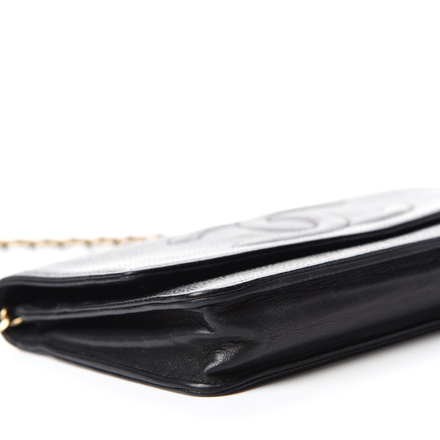 Chanel Caviar Timeless CC Wallet On Chain WOC Black 6 of 16