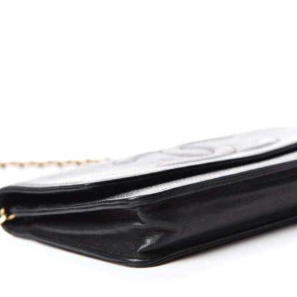 Chanel Caviar Timeless CC Wallet On Chain WOC Black 6 of 16