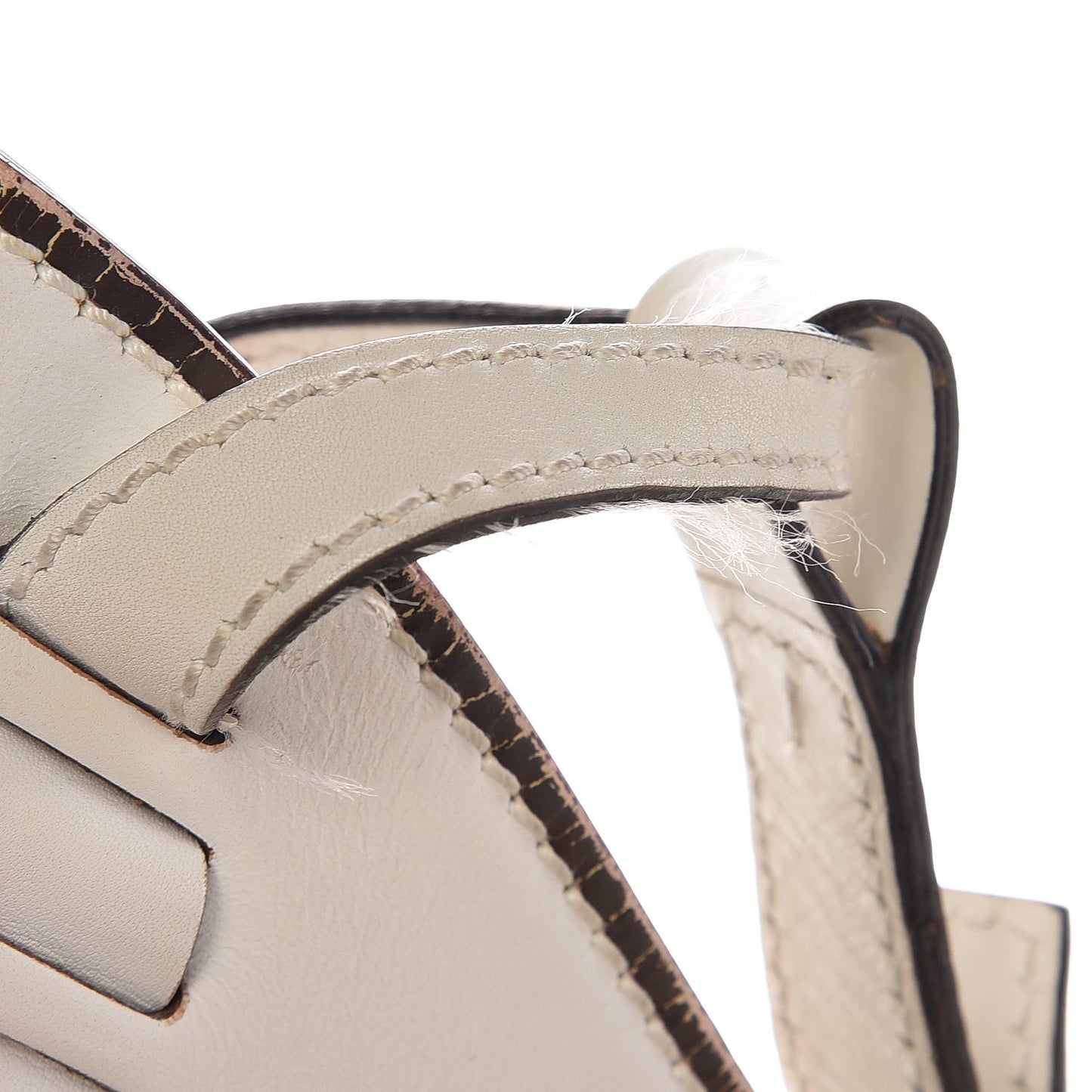 Monogram Half Moon Hobo White