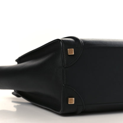 Celine Smooth Calfskin Micro Luggage Black 6 of 7