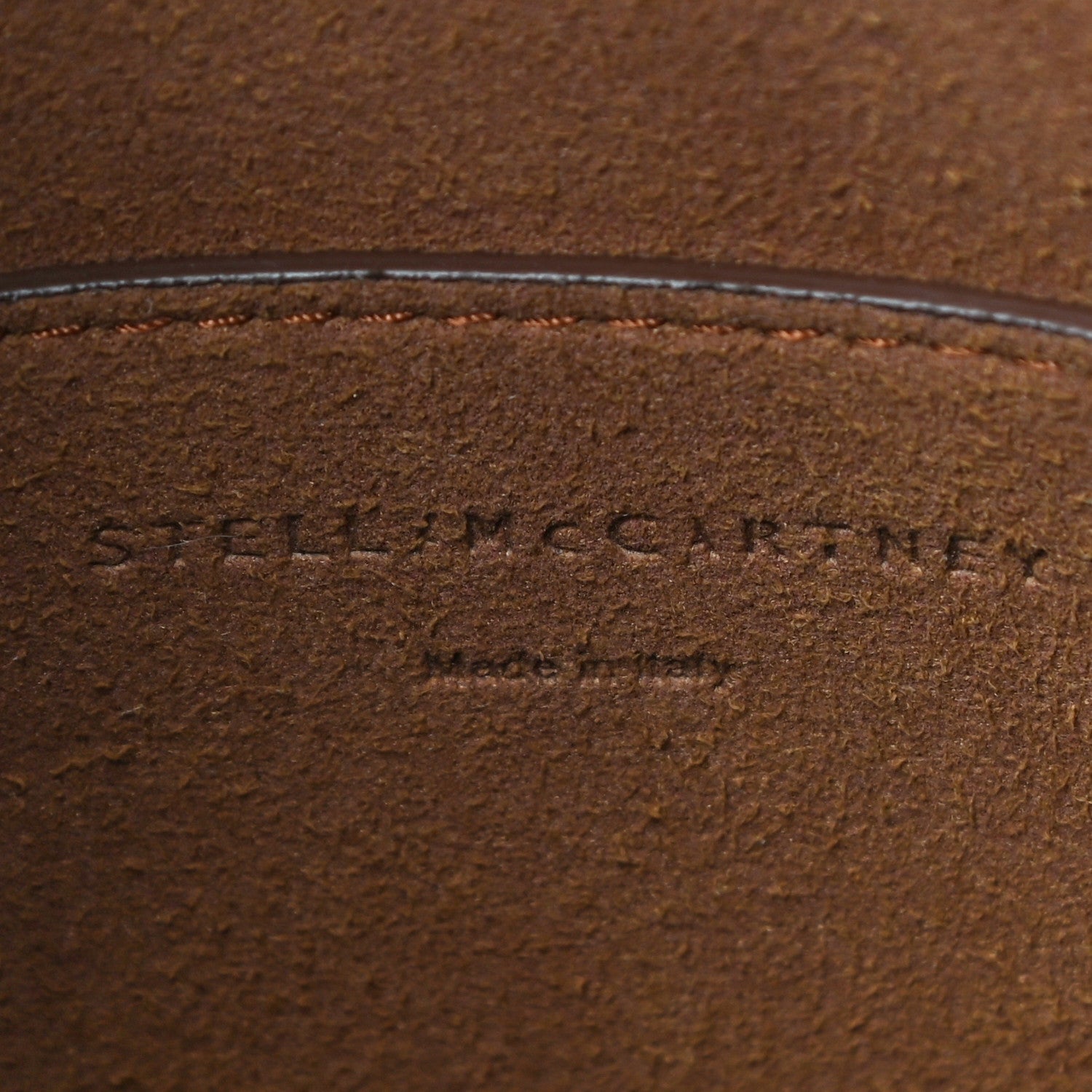 Stella McCartney Eco Alter Nappa Perforated Logo Crossbody Brown 6 of 11