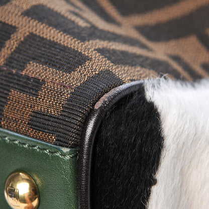 Fendi Calf Hair Zucca Large 2Jours Tote Tobacco Multicolor 11 of 12