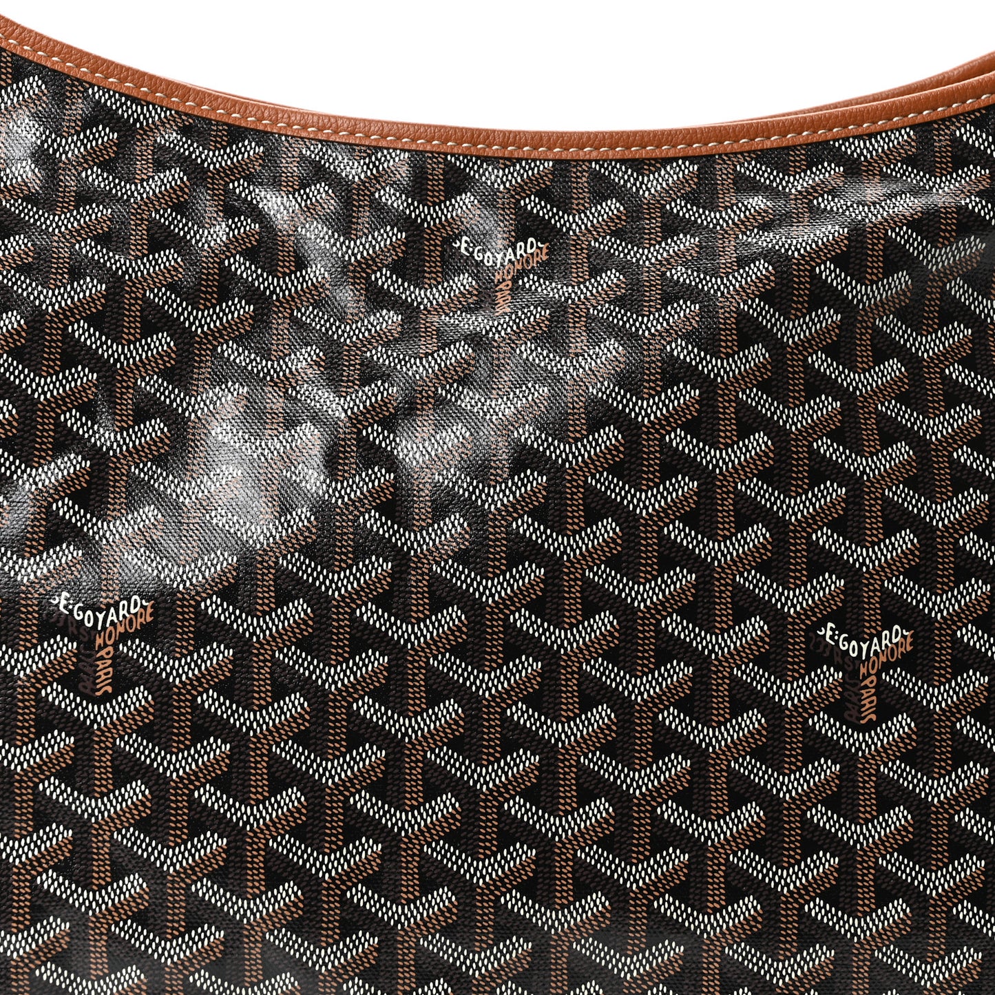 Goyardine Boheme Hobo Black Gold