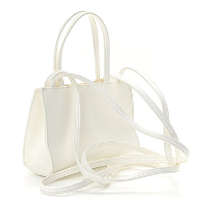Telfar Vegan Leather Small Shopping Bag White 3 of 10