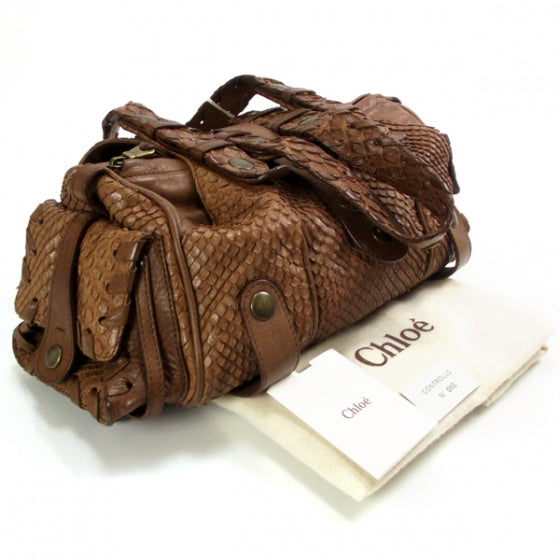 Python Silverado Shoulder Bag Muscade