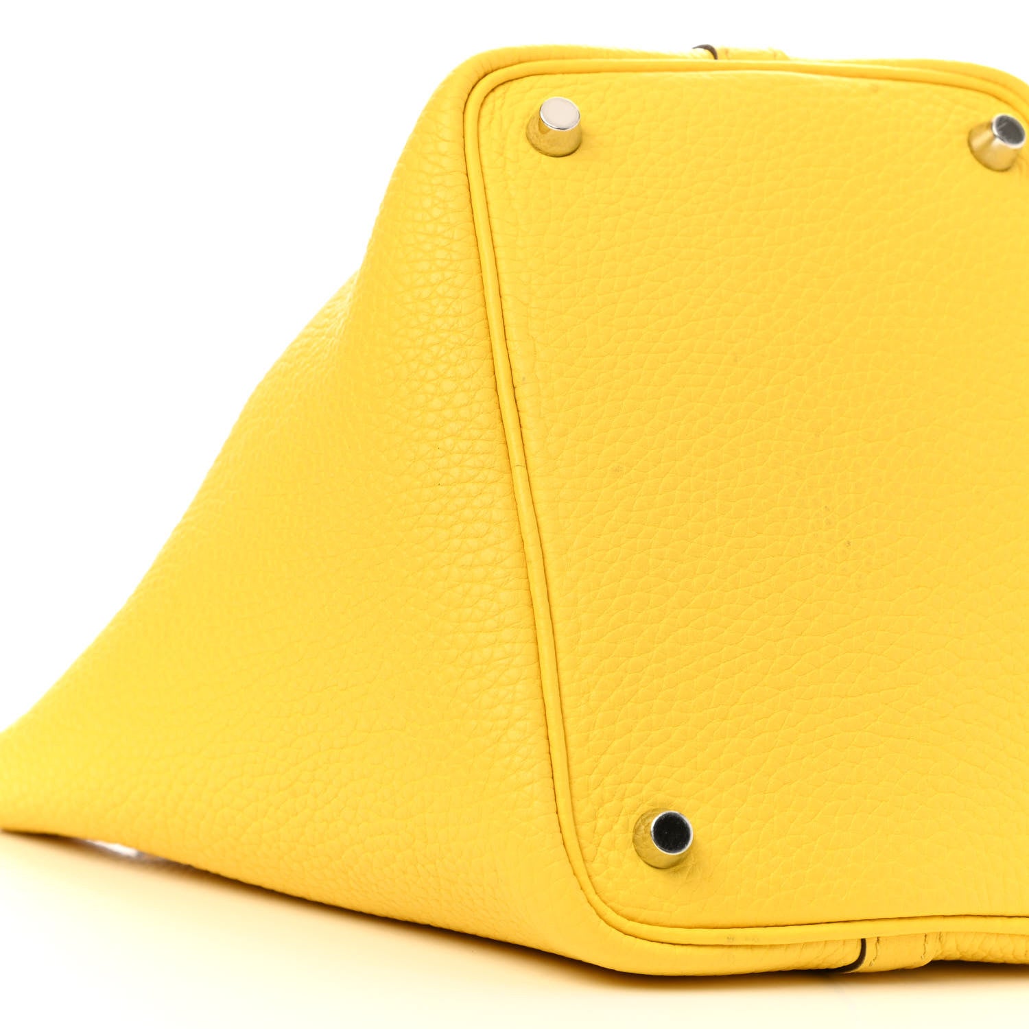 Hermes Taurillon Clemence Picotin Lock 18 PM Jaune De Naples 9 of 19