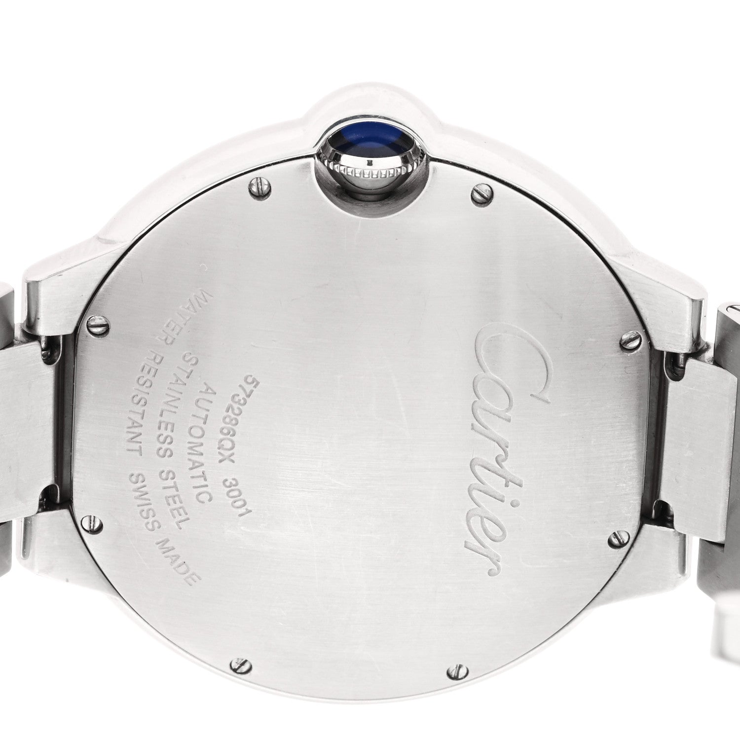 Cartier Stainless Steel 42mm Ballon Bleu De Cartier Automatic Watch 4 of 5