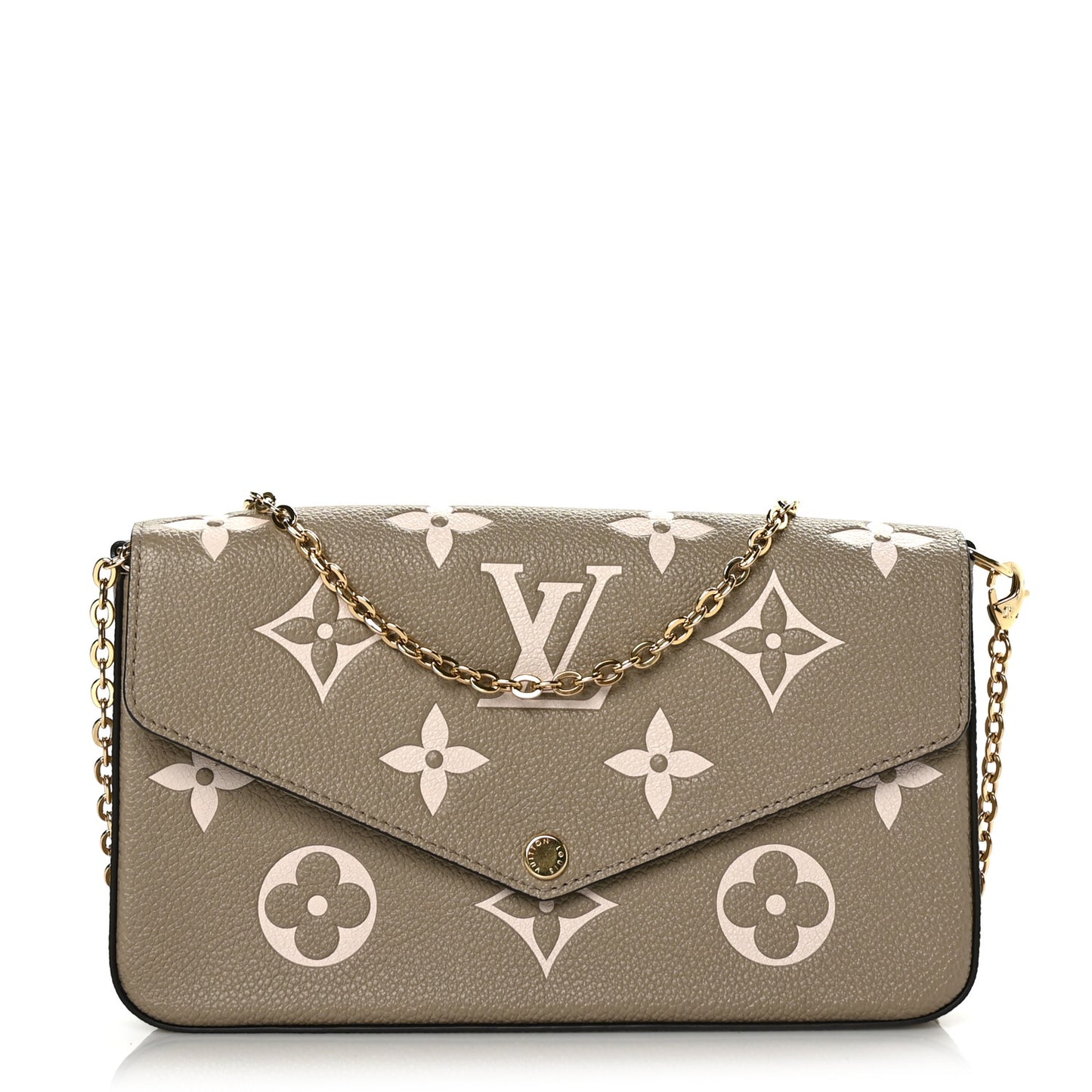 Empreinte Monogram Giant Felicie Pochette Tourterelle Creme