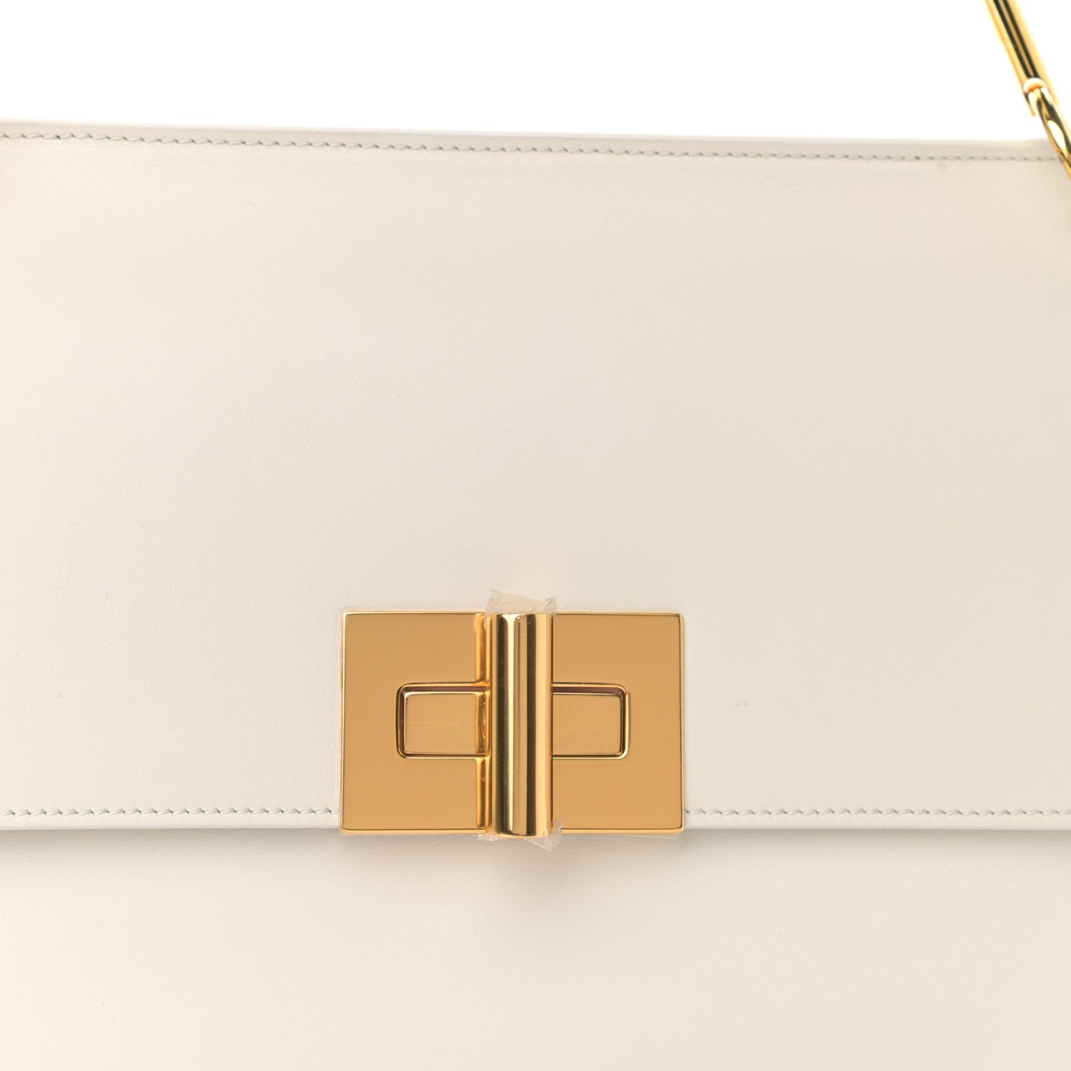 Tom Ford Calfskin Natalia Shoulder Bag Chalk 6 of 12