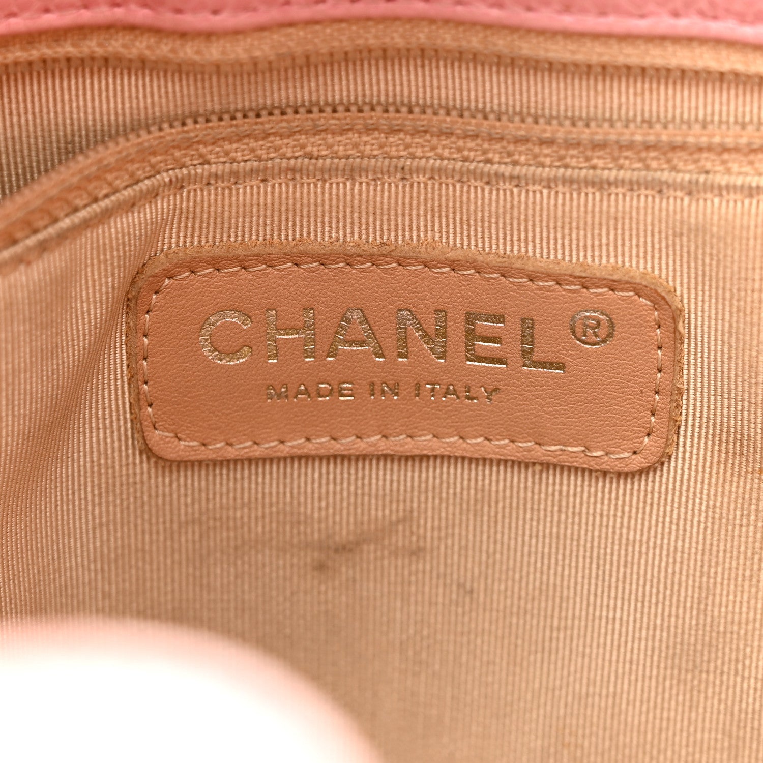 Chanel Caviar Quilted Petit Shopping Tote PST Pink 6 of 18