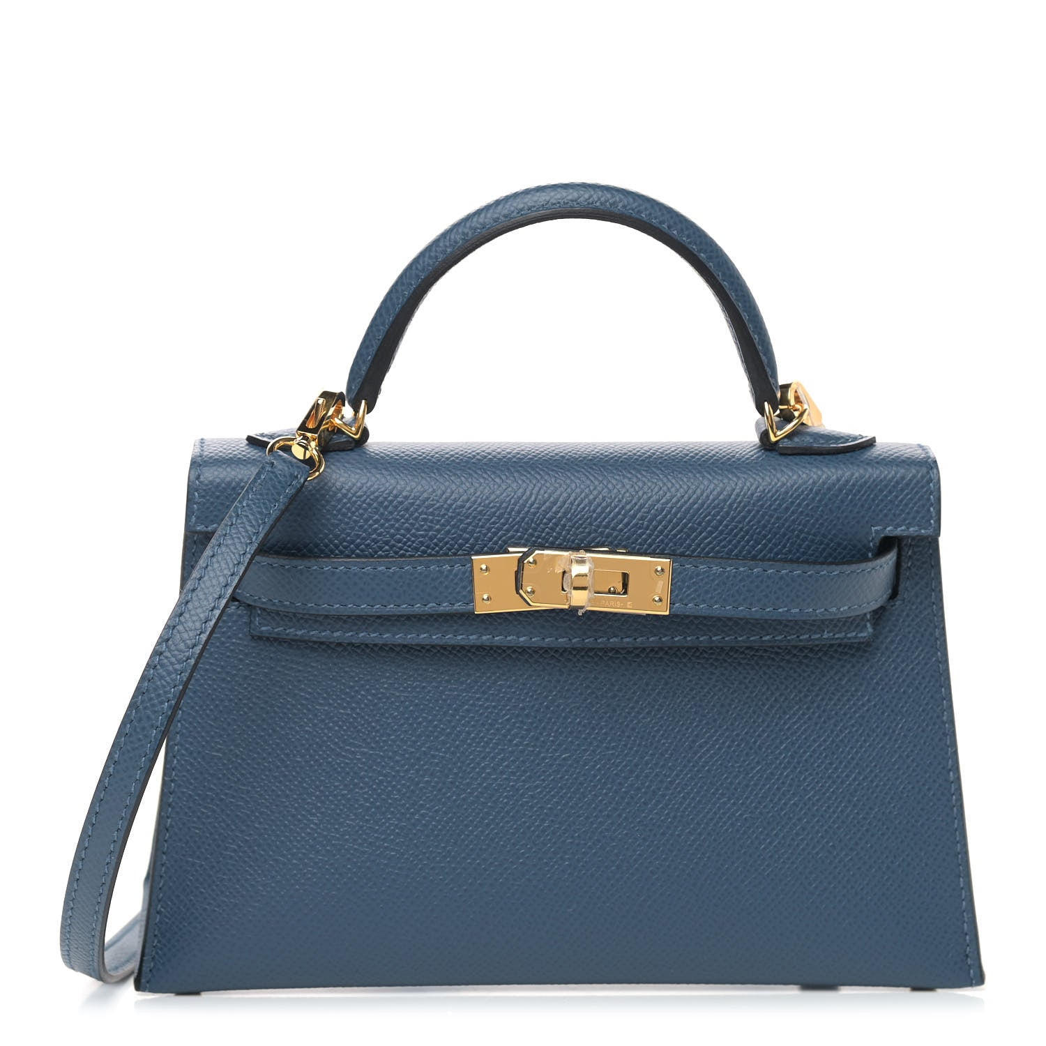 Hermes Epsom Mini Kelly Sellier 20 Deep Blue 1 of 11