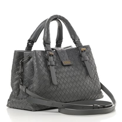 Bottega Veneta Calfskin Intrecciato Mini Roma Grey 3 of 11