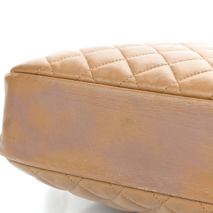 Chanel Lambskin Quilted Camera Case Beige 10 of 14