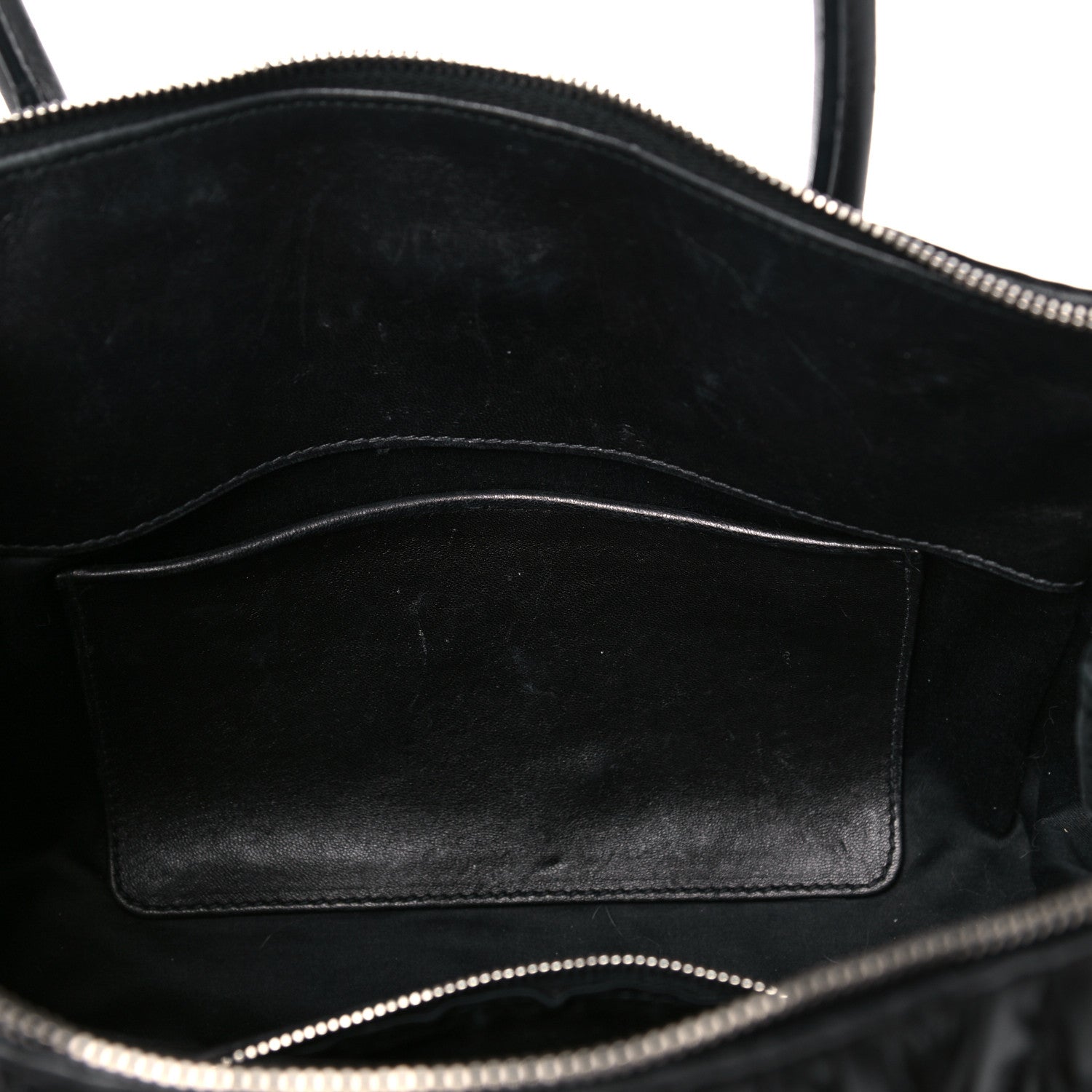 Miu Miu Nappa Matelasse Tote Black 11 of 23
