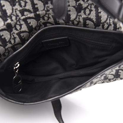 Christian Dior Monogram Saddle Bag Black 5 of 12