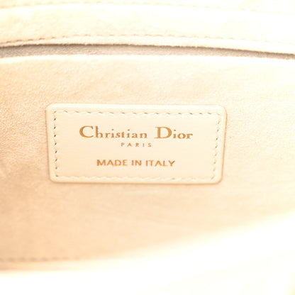 Christian Dior Calfskin Cannage Lady D-Joy White 6 of 10