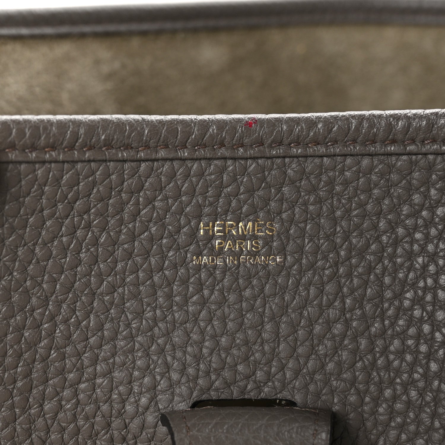 Hermes Taurillon Clemence Evelyne III GM Etain 6 of 10