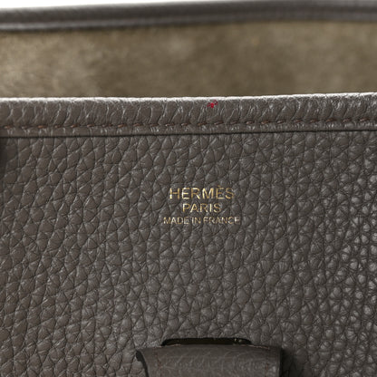 Hermes Taurillon Clemence Evelyne III GM Etain 6 of 10