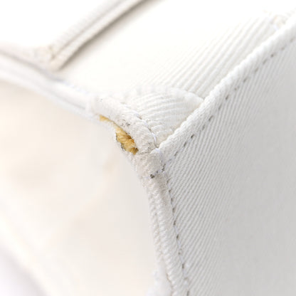Balenciaga Denim Patchwork Small Hourglass Top Handle Bag White 8 of 13