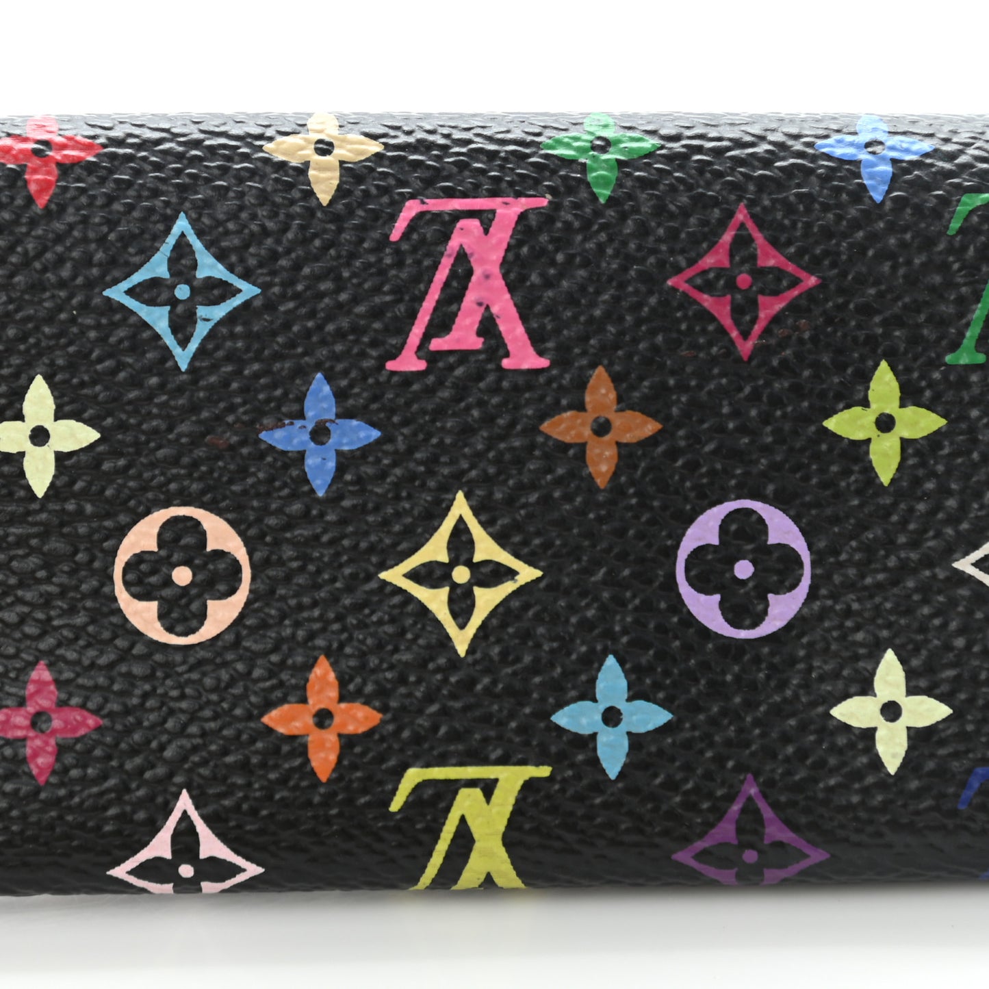 Monogram Multicolor Multicles 4 Key Holder Black Grenade