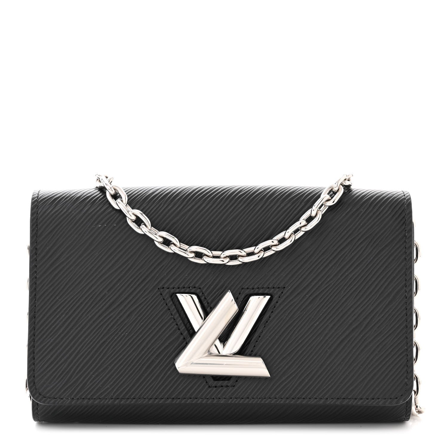 Louis Vuitton Epi Twist Chain Wallet Black 1 of 10