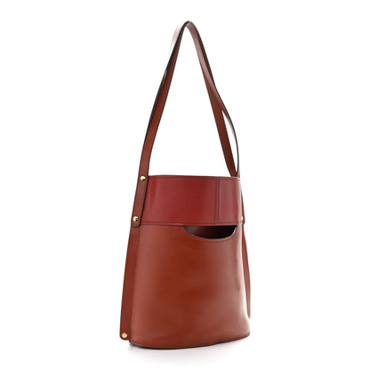 Chloe Smooth Calfskin Medium Aby Bucket Bag Brown 3 of 14