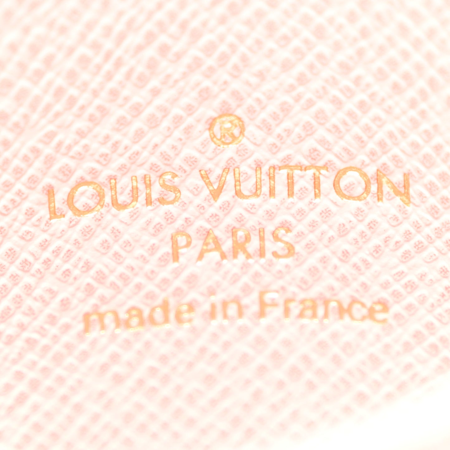 Monogram LV Charms Card Holder Rose Ballerine