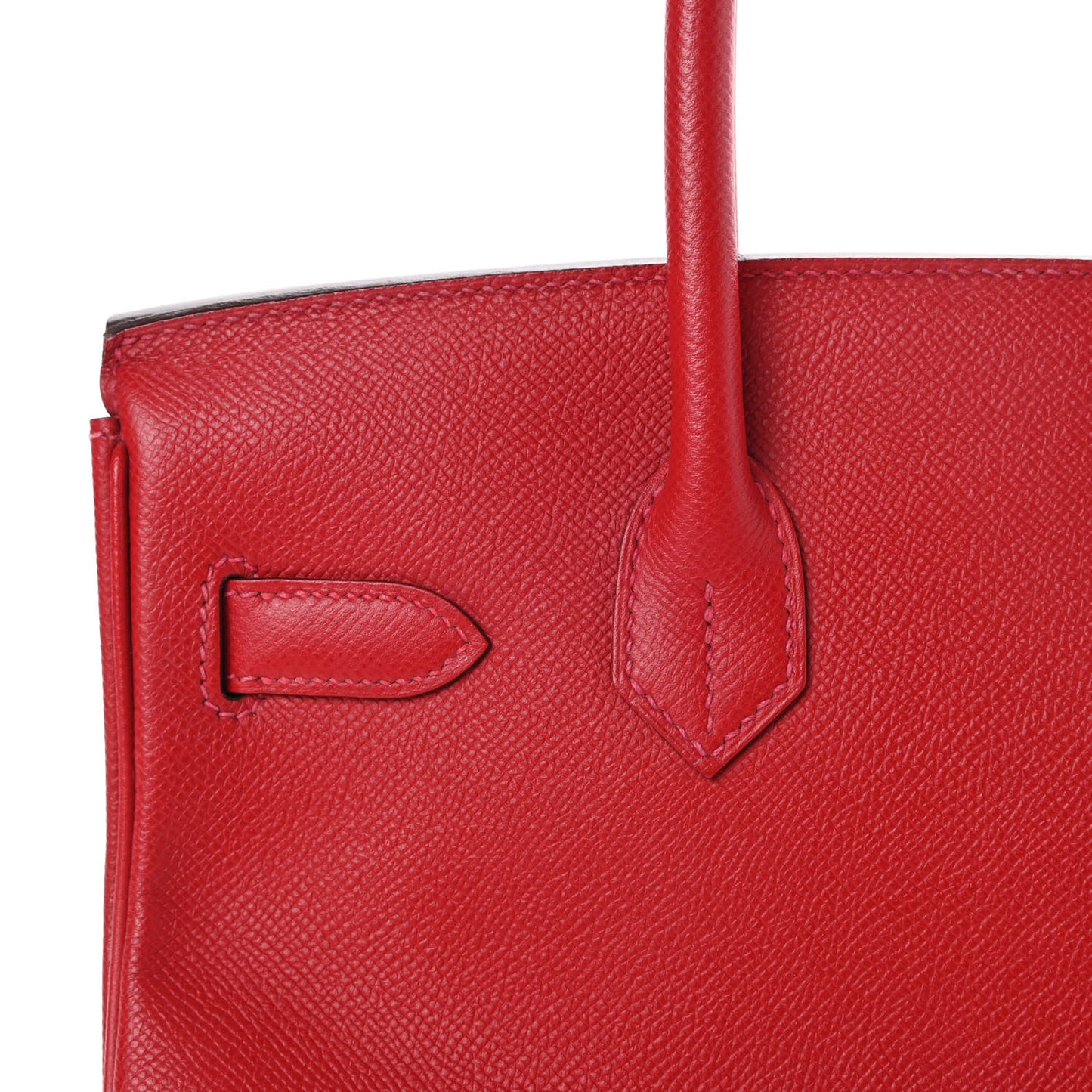 Epsom Birkin 30 Rouge Casaque