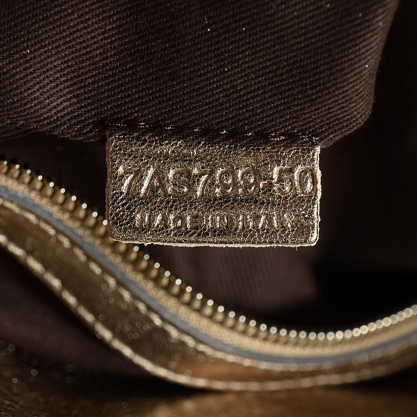Lambskin Heloise Satchel Metallic