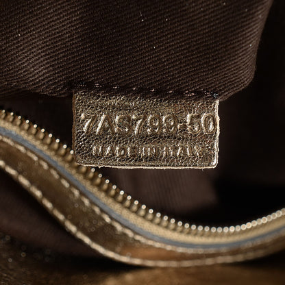 Chloe Lambskin Heloise Satchel Metallic 8 of 8