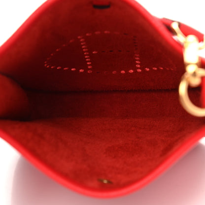 Hermes Taurillon Clemence Evelyne TPM Rouge De Coeur 5 of 9