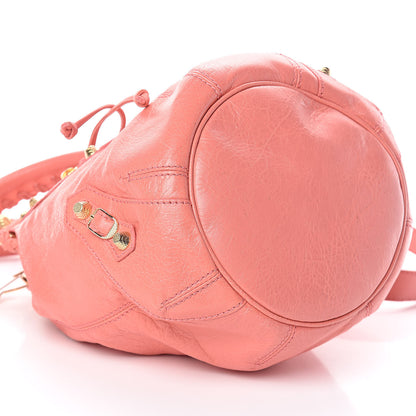 Balenciaga Agneau Giant 12 Gold Hardware Mini Pompon Rose Azalea 7 of 8