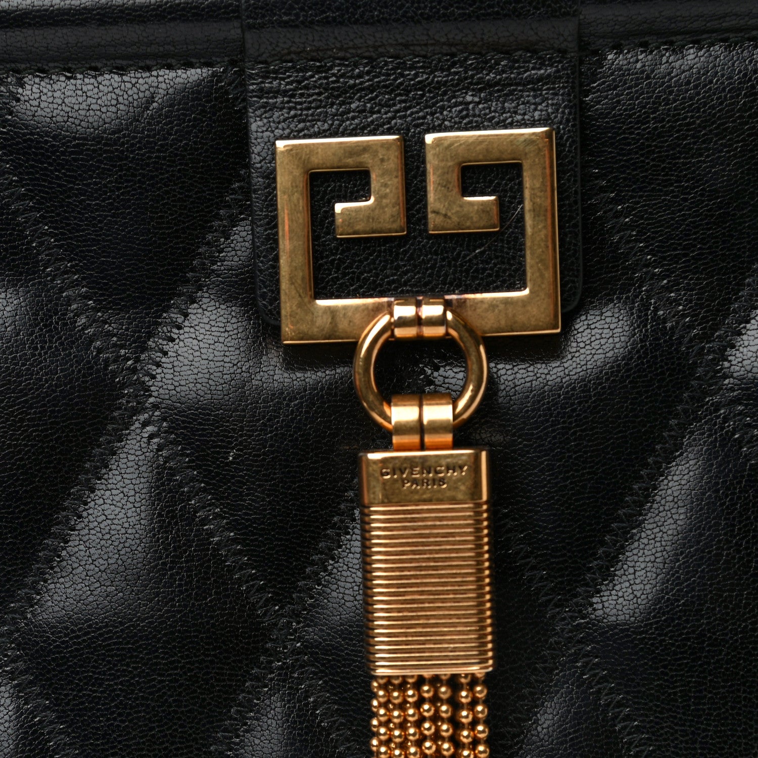 Givenchy Goatskin Quilted Medium Gem Bag Black 15 of 15