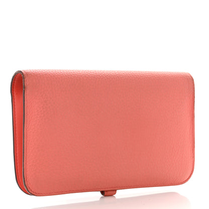 Hermes Togo Dogon Duo Wallet Rose Jaipur 4 of 10