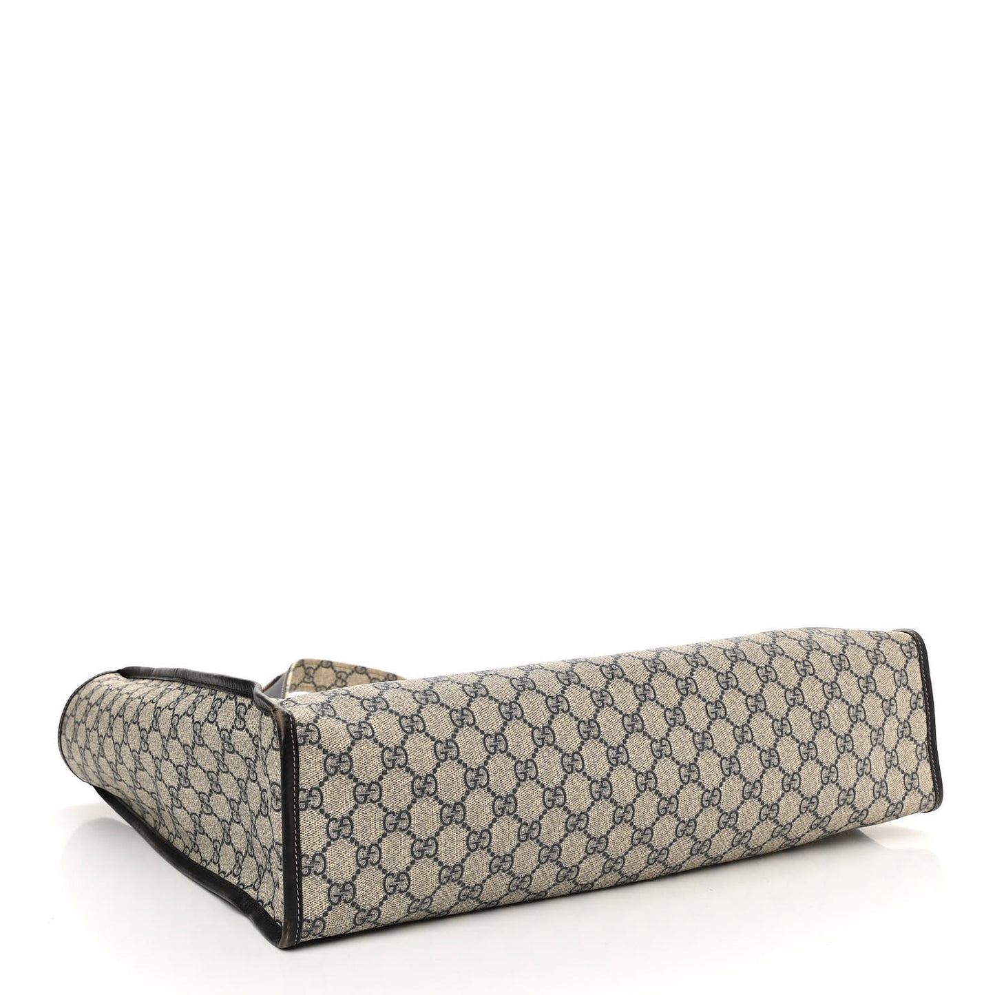 GG Plus Monogram Large Signature Web Loop Tote Black