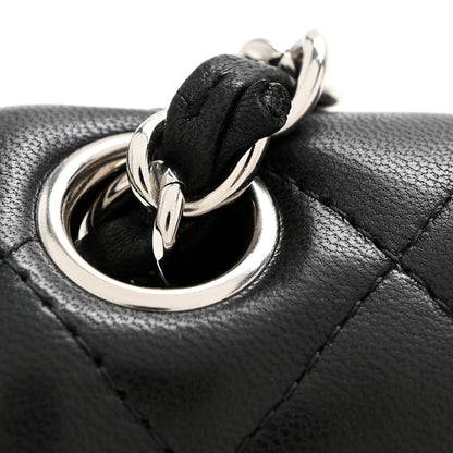 Chanel Lambskin Quilted Mini Square Flap Black 13 of 14