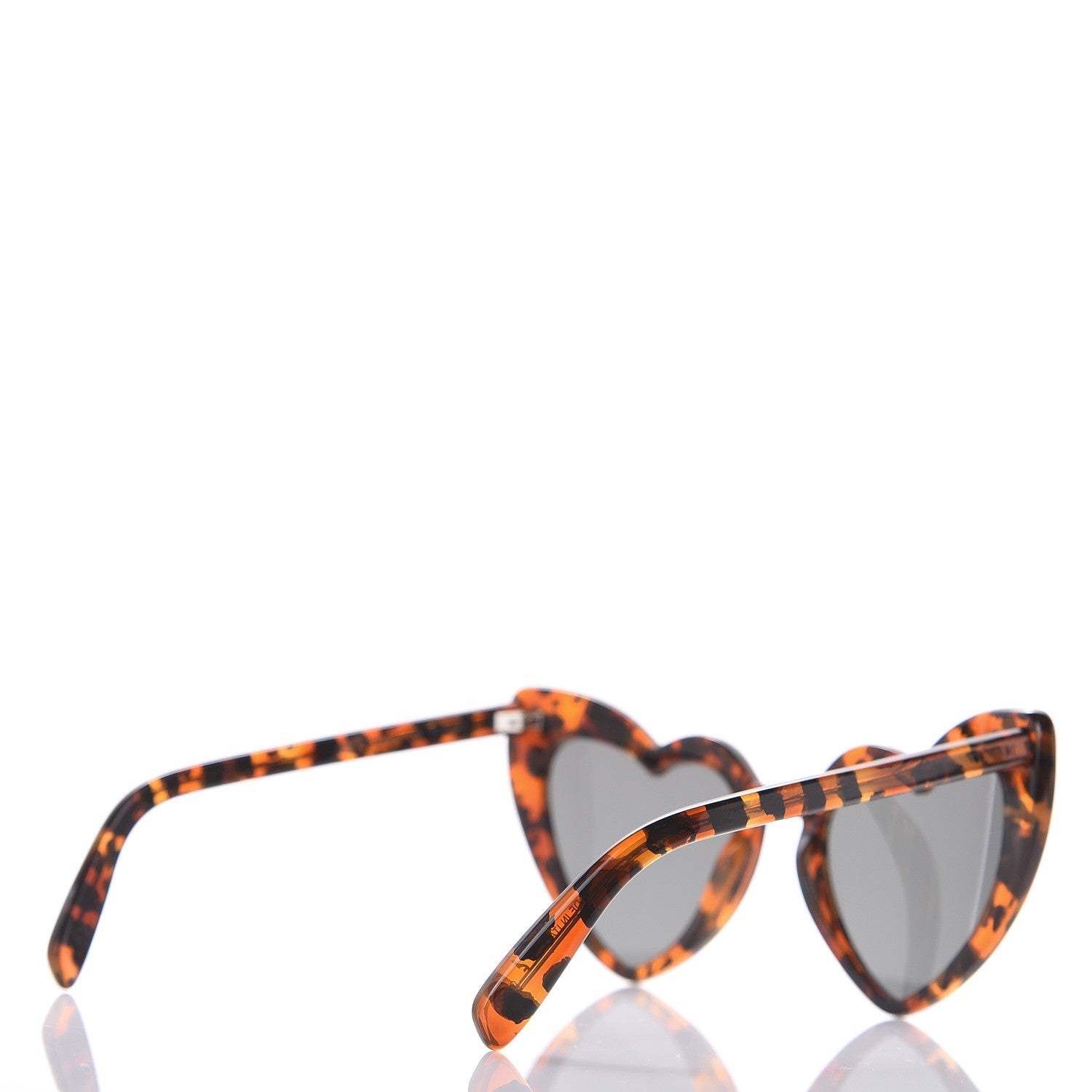 Saint Laurent Acetate Heart Frame Loulou SL181 Sunglasses Tortoise 4 of 7