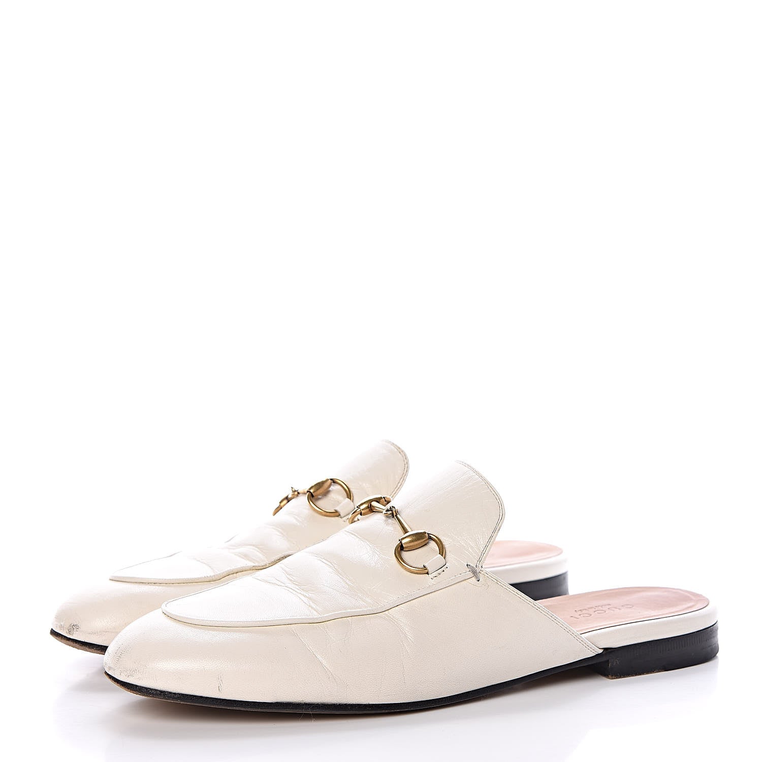 Gucci Malaga Kid Womens Princetown Slippers 38 Mystic White 3 of 22