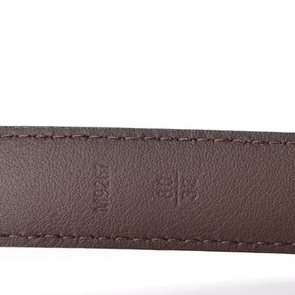 Louis Vuitton Mini Damier Ebene 25mm LV Initiales Belt 80 32 4 of 7