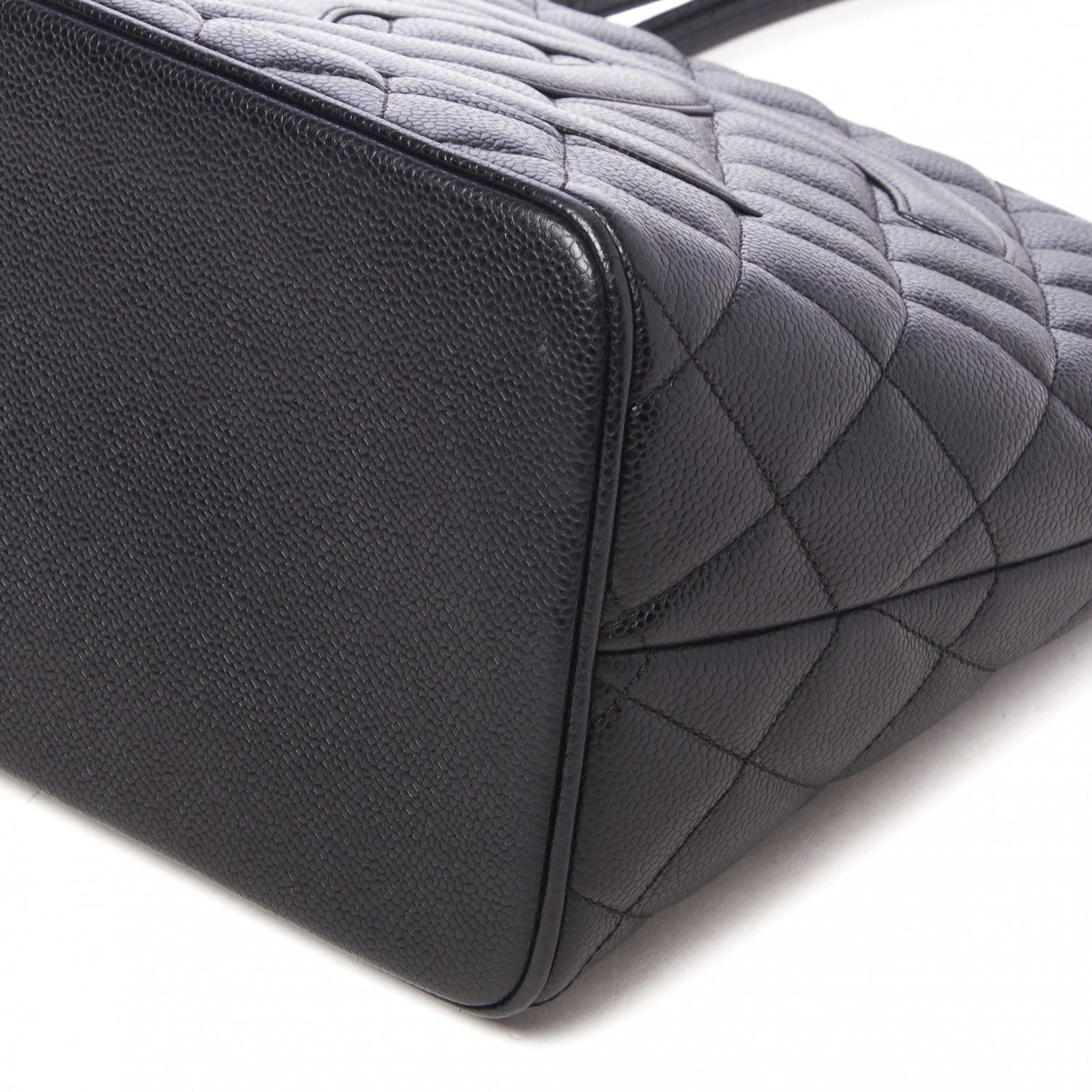 Chanel Caviar Quilted Medallion Tote Black 4 of 9