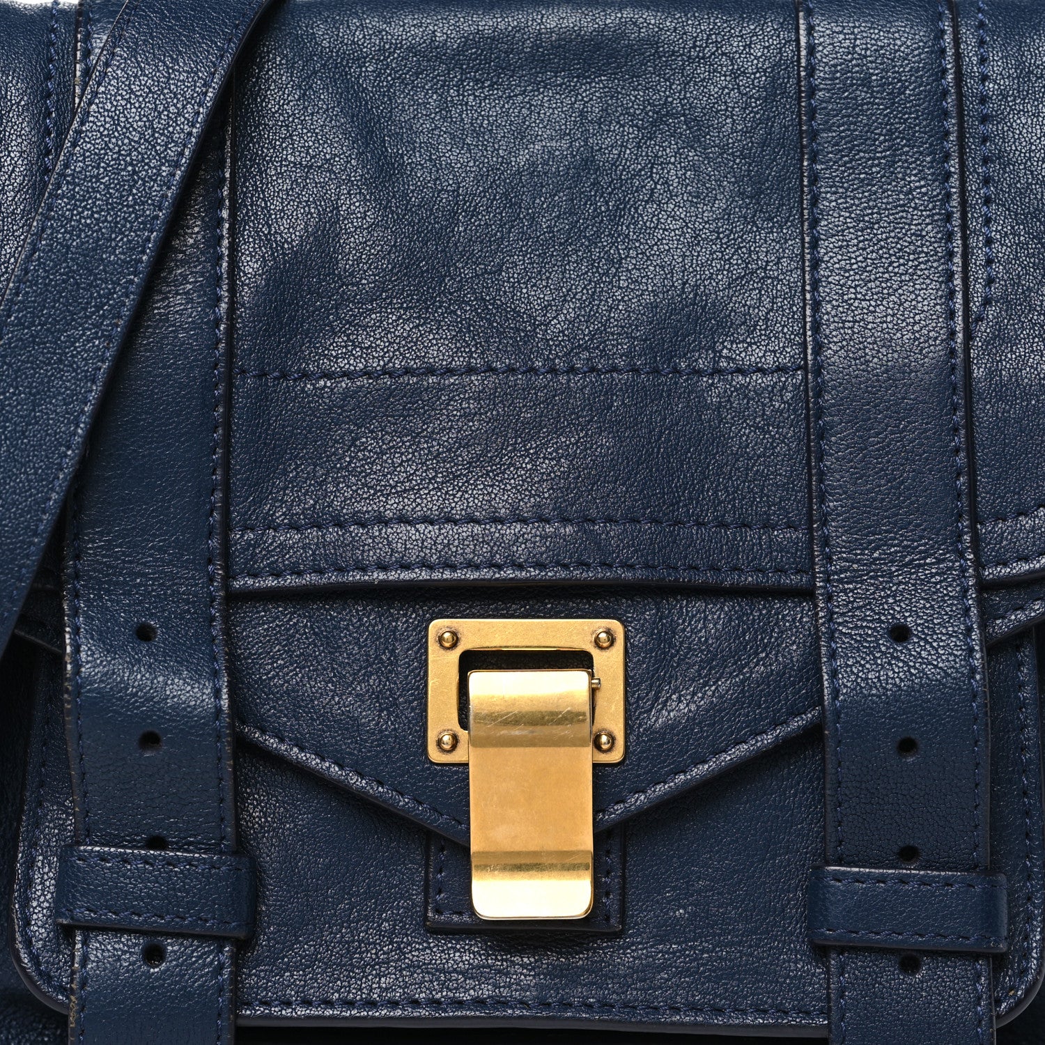 Proenza Schouler Lambskin PS1 Mini Crossbody Bag Midnight 7 of 13