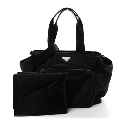 Prada Tessuto Nylon Vela Diaper Bag Black 4 of 13
