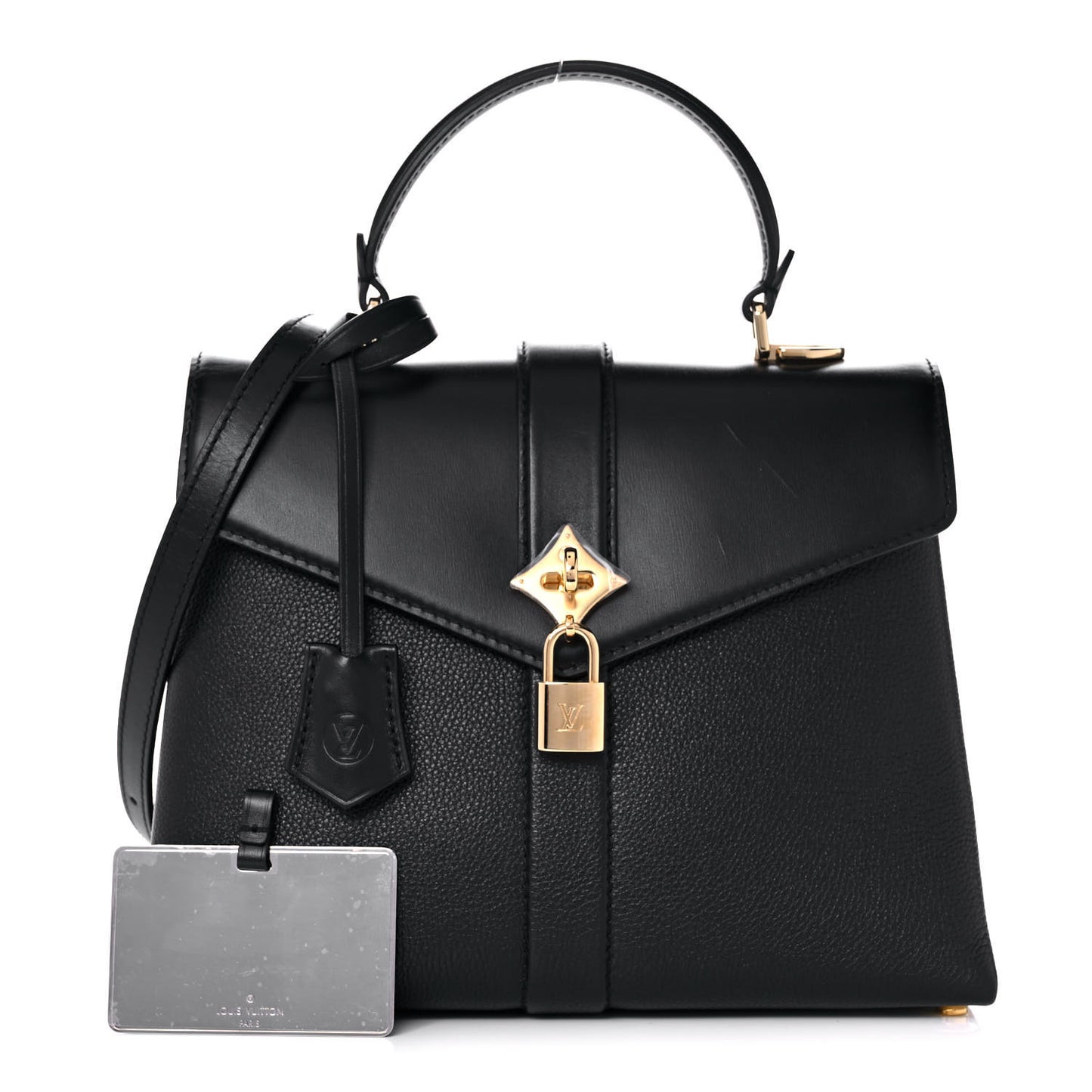 Grained Smooth Calfskin Rose Des Vents PM Black