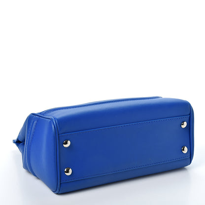 Versace Vitello Medium Palazzo Empire Bag Blue 3 of 9